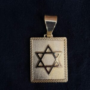 Pingente Estrela de Davi Placa