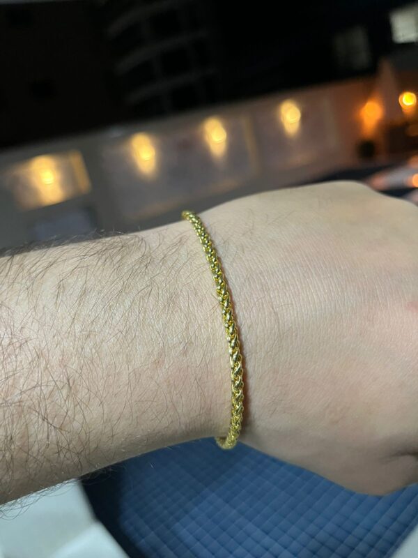 Pulseira Peruana Banhada a ouro